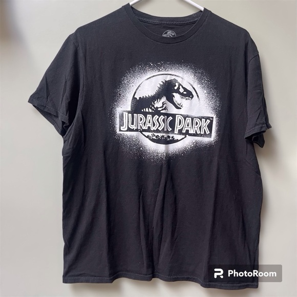 Jurassic Park Dark Gray Men’s T-shirt - Picture 1 of 3
